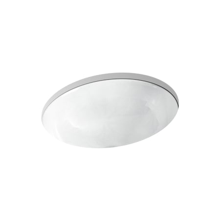 Kohler Sartorial Paisley Caxton Oval Undermount Bathroom Sink 14218-FP1-0